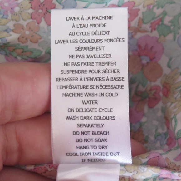 Simons Liberty of London Fabric Blouse - Butterfly Sleeves - XL - Picture 12 of 12